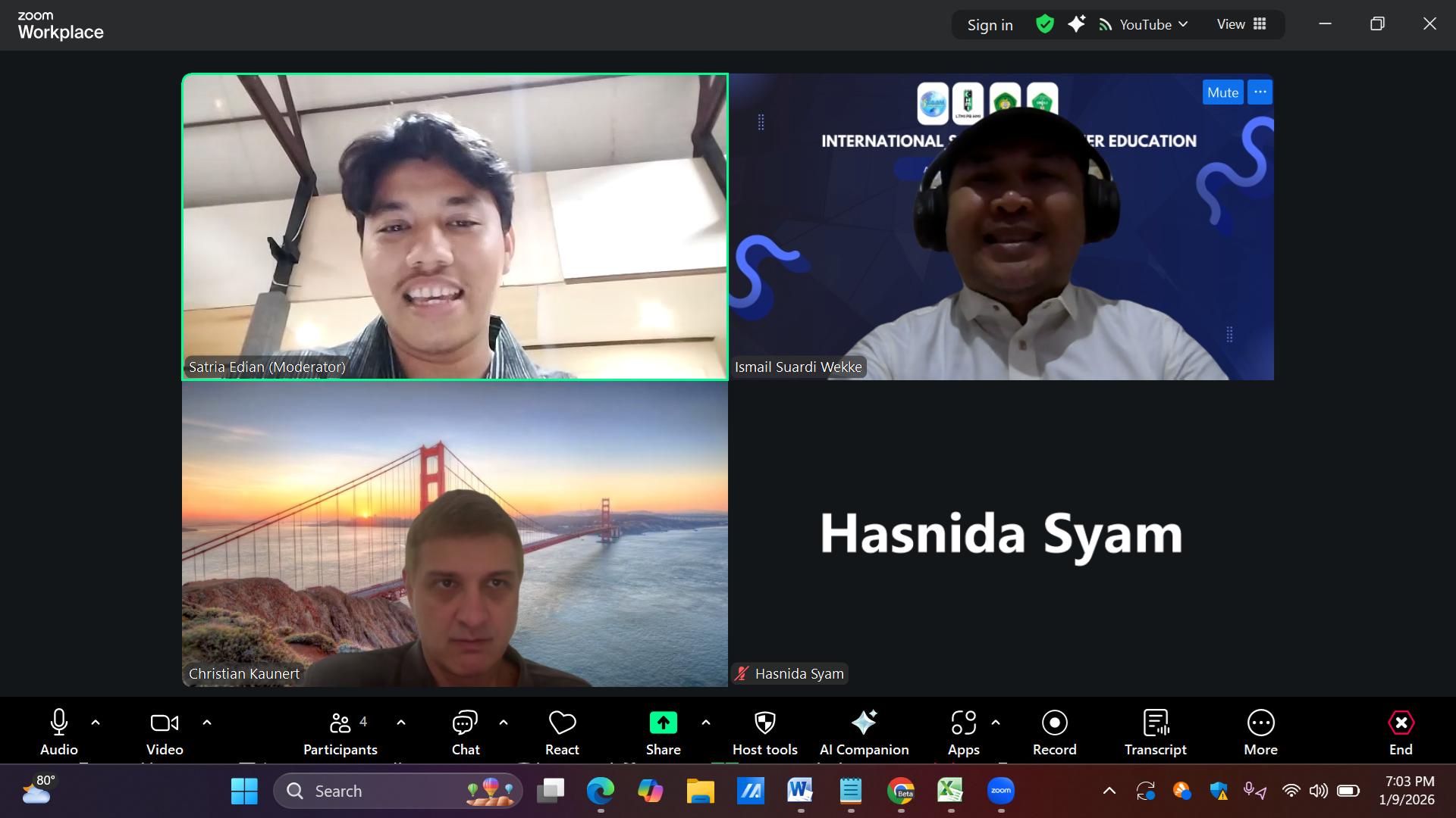 Sesi Panel ISHE 2026 (ISW)